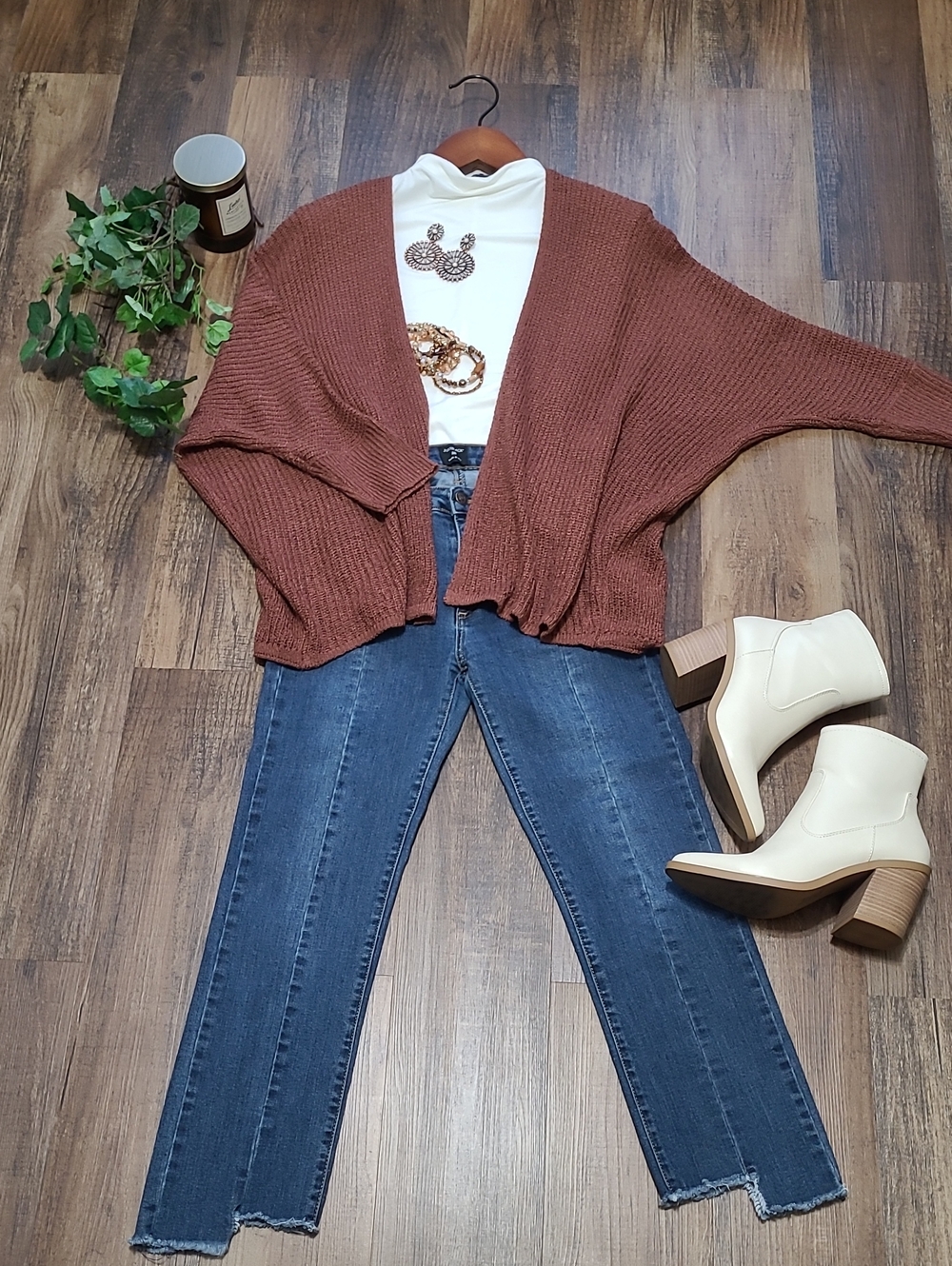 Magnolia Boutique Short Cardigan with Dolman Sleeves